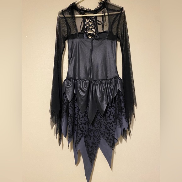 Women Halloween Costume Fallen Angel Black Color Size Small - Picture 7 of 7